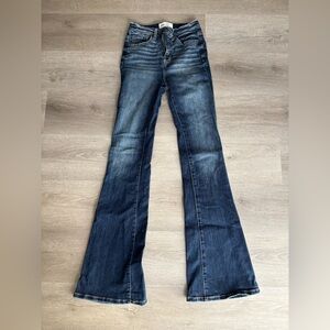 BLE buckle flare jeans